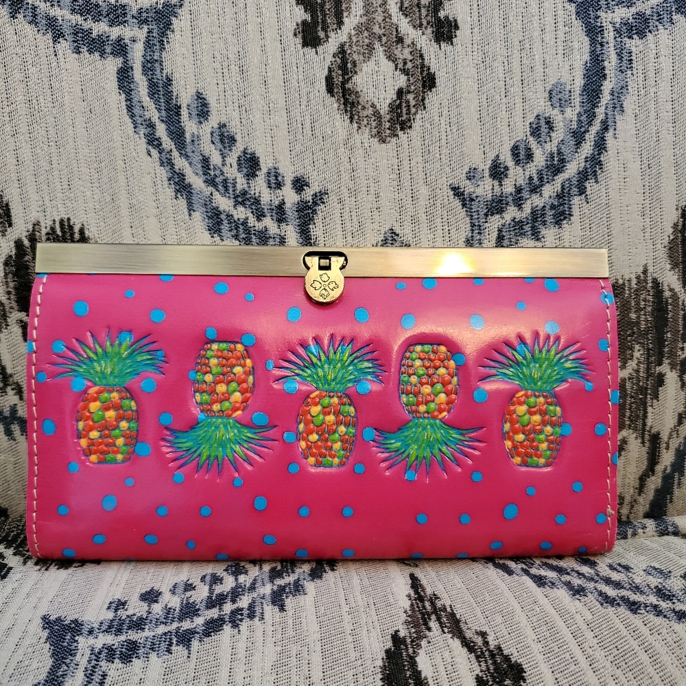 Patricia Nash Pineapple Wallet